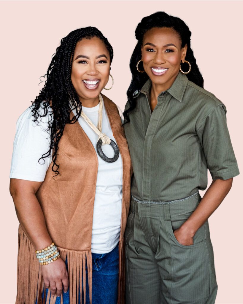 (l-r) Chrystal Evans Hurst and Priscilla Shirer